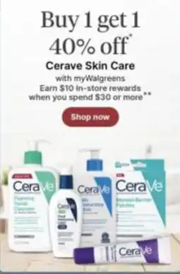 Walgreens CeraVe Skin Care offer