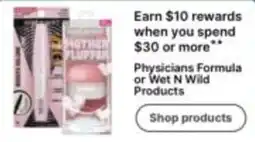 Walgreens Physicians Formula or Wet N Wild Products offer