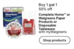 Walgreens Walgreens Paper Products offer