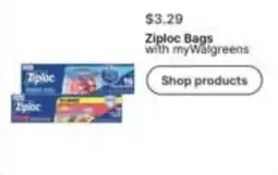Walgreens Ziploc Bags offer