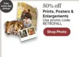 Walgreens Prints, Posters & Enlargements offer