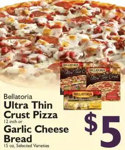 Festival Foods Bellatoria ultra thin crust pizza offer