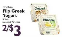 Festival Foods Chobani flip Greek Yogurt offer