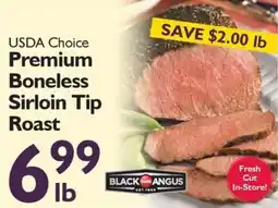 Festival Foods Black Angus Premium Boneless Sirloin Tip Roast offer