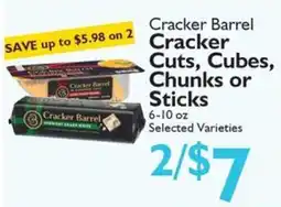 Festival Foods Cracker Barrel Cracker Cuts, Cubes, Chunks or Sticks offer