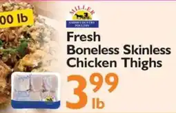 Festival Foods Miller Amish Country Poultry Fresh Boneless Skinless Chicken Thighs offer