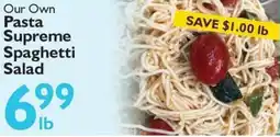 Festival Foods Our Own Pasta Supreme Spaghetti Salad offer