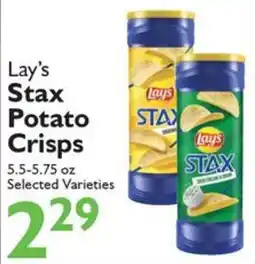 Festival Foods Lay's Stax Potato Crisps offer