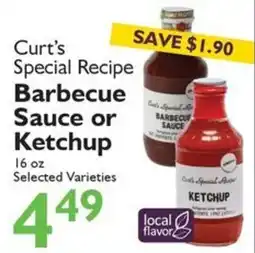 Festival Foods Curt's Special Recipe Barbecue Sauce or Ketchup offer