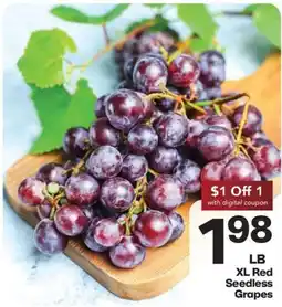 Harp's Market XL Red Seedless Grapes offer