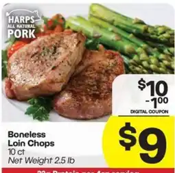Harp's Market Harp's all natural pork boneless loin chops offer