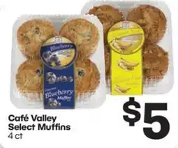Harp's Market Cafe Valley Select Muffins offer