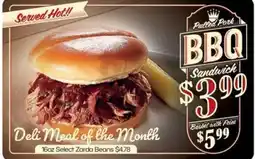 Harp's Market Pulled Pork BBQ Sandwich offer