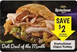 Harp's Market Kretschmar Cajun Turkey offer