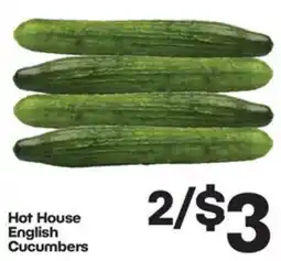 Harp's Market Hot House English Cucumbers offer