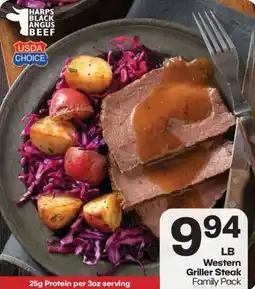 Harp's Market Harps Black Angus Beef Western Griller Steak offer