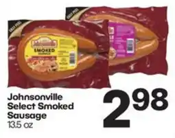 Harp's Market Johnsonville Select Smoked Sausage offer