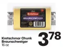 Harp's Market Kretschmar chunk braunschweiger offer
