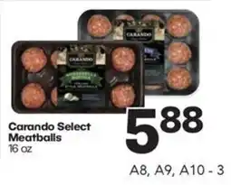 Harp's Market Carando Select Meatballs offer