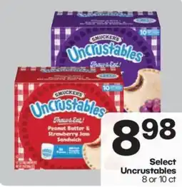 Harp's Market Smucker's Uncrustables offer