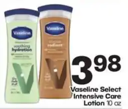 Harp's Market Vaseline Select Intensive Care Lotion offer