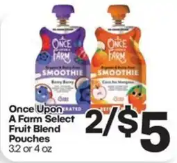 Harp's Market Once Upon A Farm Select Fruit Blend Pouches offer