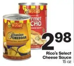 Harp's Market Rico's Select Cheese Sauce offer