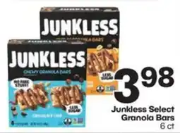 Harp's Market Junkless Select Granola Bars offer