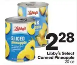 Harp's Market Libby's Select Canned Pineapple offer
