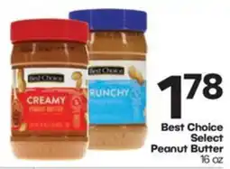 Harp's Market Best Choice Select Peanut Butter offer
