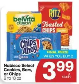 Harp's Market Nabisco Select Cookies, Bars, or Chips offer