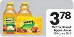 Harp's Market Mott's Select Apple Juice offer