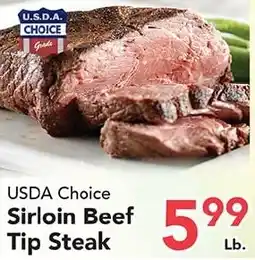 Eurofresh Market Usda Choice Sirloin Beef Tip Steak offer