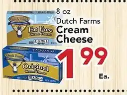 Eurofresh Market Dutch Farms Cream Cheese offer