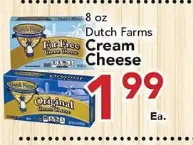 Eurofresh Market Dutch Farms Cream Cheese offer