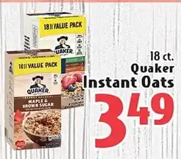 Eurofresh Market Quaker instant oats offer
