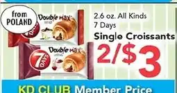 Eurofresh Market Double Max Single Croissants offer