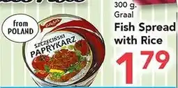 Eurofresh Market Graal Fish Spread with Rice offer