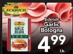 Eurofresh Market Eckrich garlic bologna offer