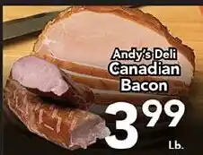Eurofresh Market Andy's Deli Canadian Bacon offer