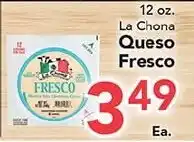 Eurofresh Market La Chona Queso Fresco offer