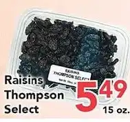 Eurofresh Market Thompson Select Raisins offer