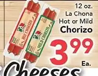 Eurofresh Market La Chona chorizo offer