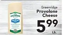 Eurofresh Market Greenridge provolone cheese offer