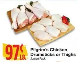Amigos United Pilgrim's Chicken Drumsticks or Thighs offer
