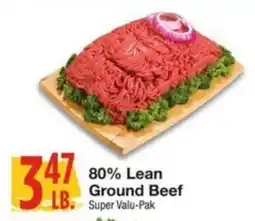 Amigos United 80% Lean Ground Beef offer