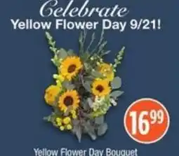 Amigos United Yellow Flower Day Bouquet offer