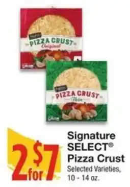 Amigos United Signature Select Pizza Crust offer