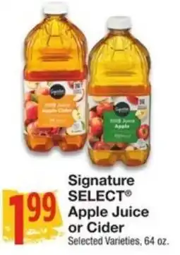Amigos United Signature Select Apple Juice or Cider offer