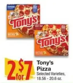 Amigos United Tony's Pizza offer